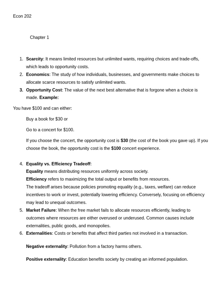 Econ 202 | PDF