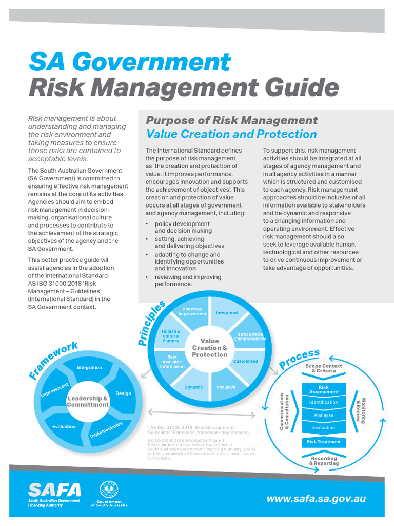 SAFA SA Gov Risk Management Guidelines 2020 - FIN Feb2021 | PDF