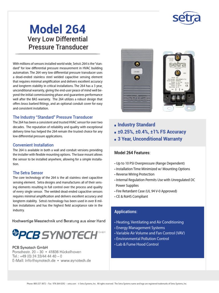 264 Specs | PDF