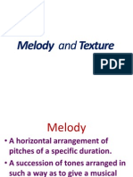 Melody and Texture