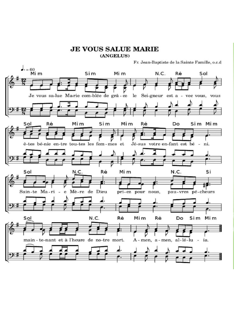 Je Vous Salue Marie | PDF