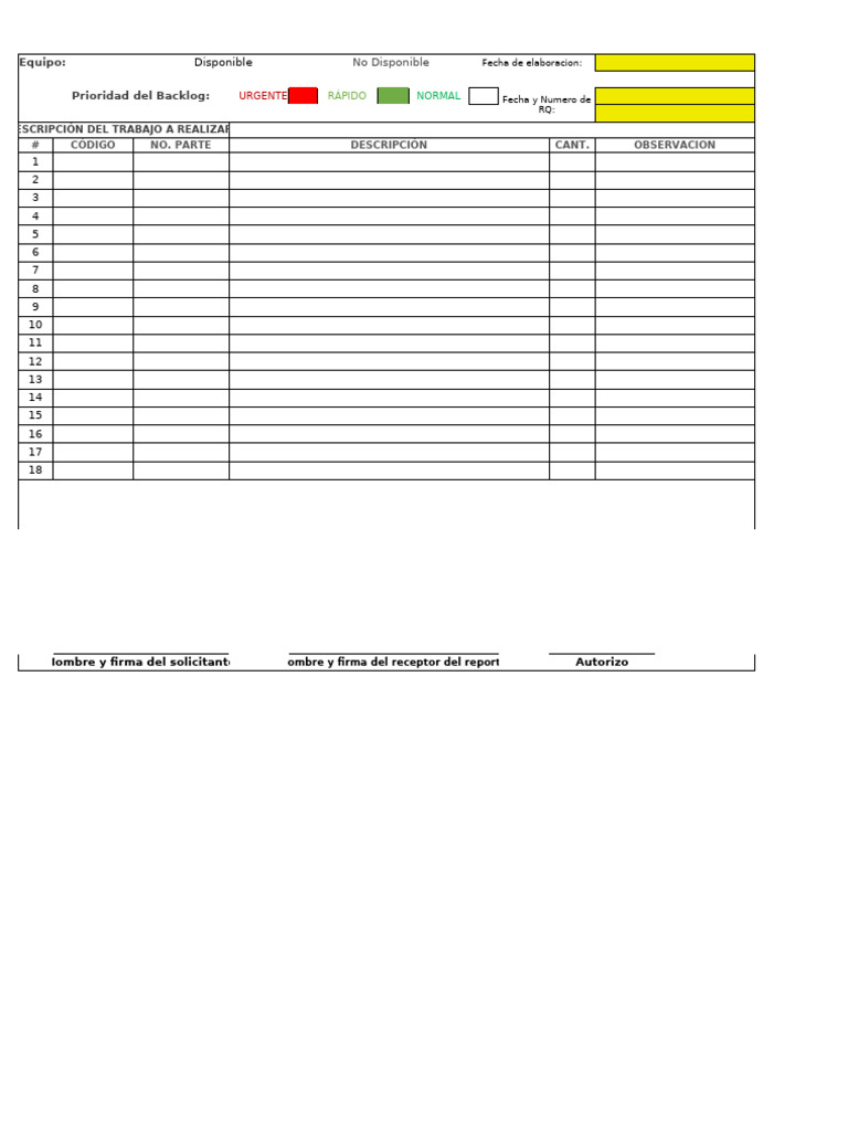 BackLog OT | PDF