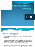 Child Resistant Blister Packaging