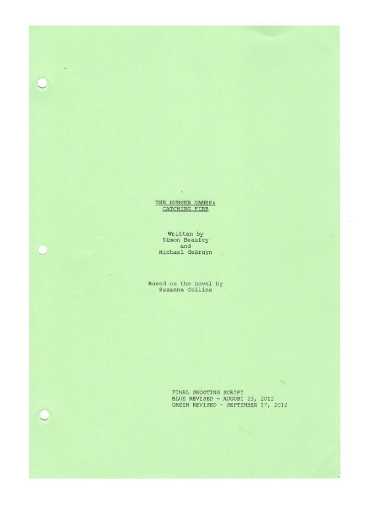 The Hunger Games Catching Fire 2013 | PDF, image size:768x1024