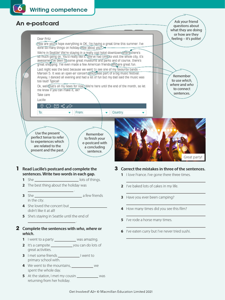 U6 Writing Competence | PDF