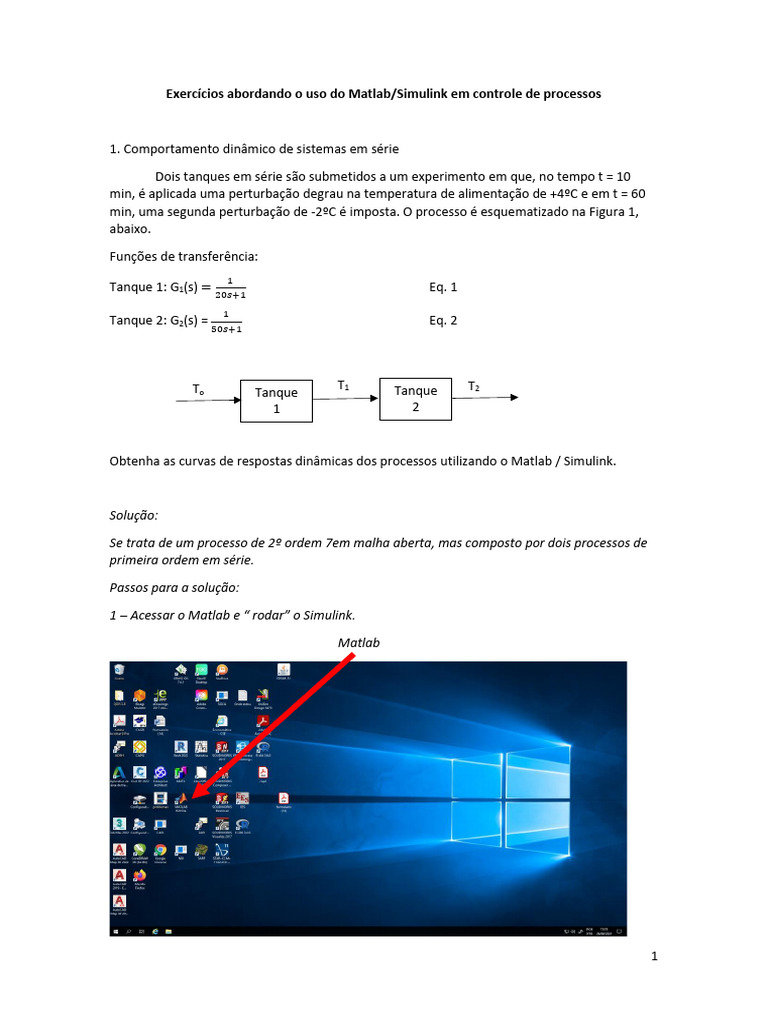 Usando o Matlab Com o Simulink | PDF