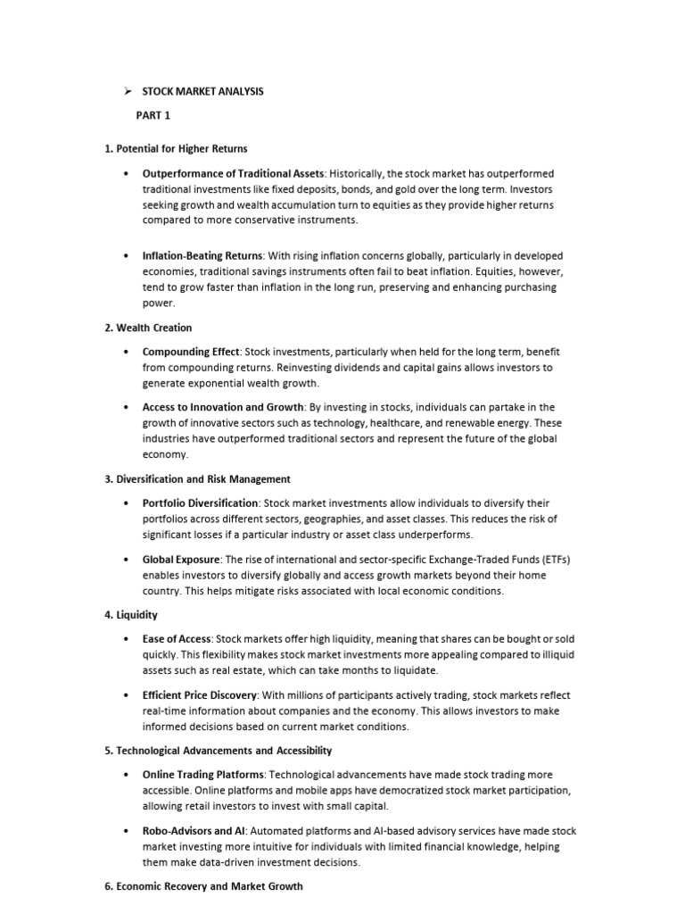Stock Market Analysis | PDF