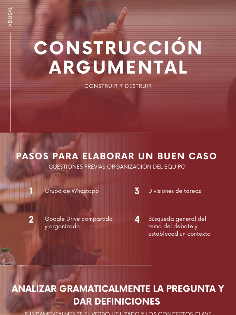 Formación Construcción Argumental PDF | PDF