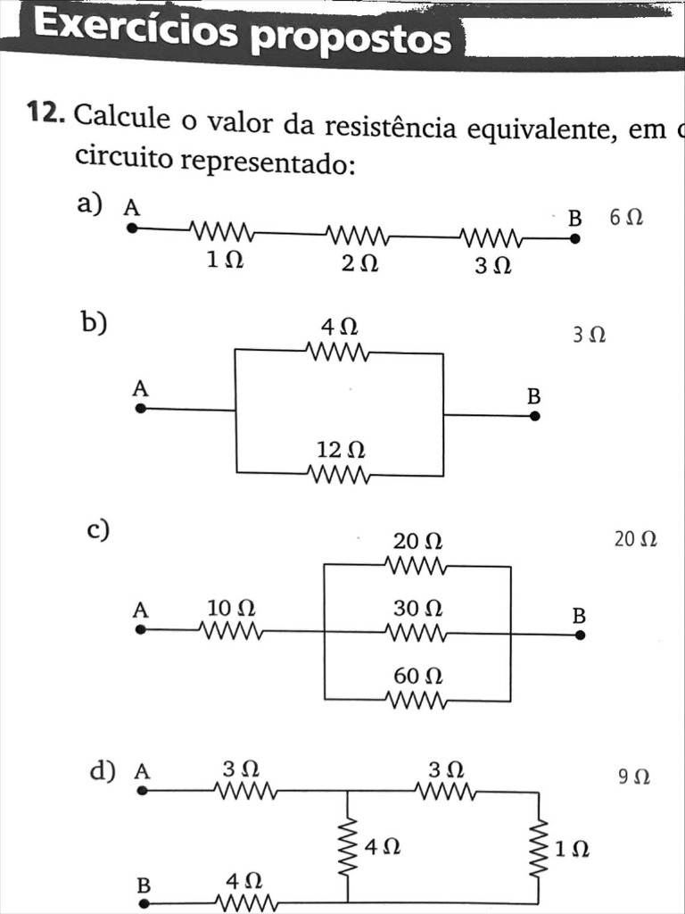 Associação de Resistores 1 | PDF