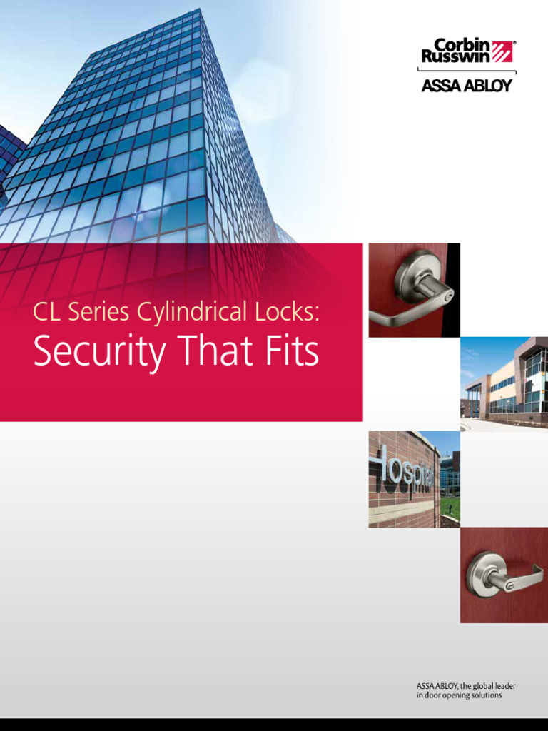 CL Series Cylindrical Locks | PDF