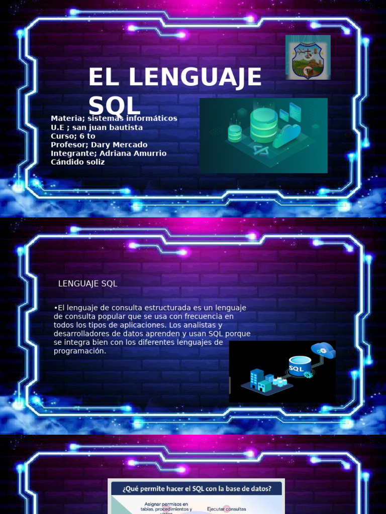 Lengua SQL | PDF