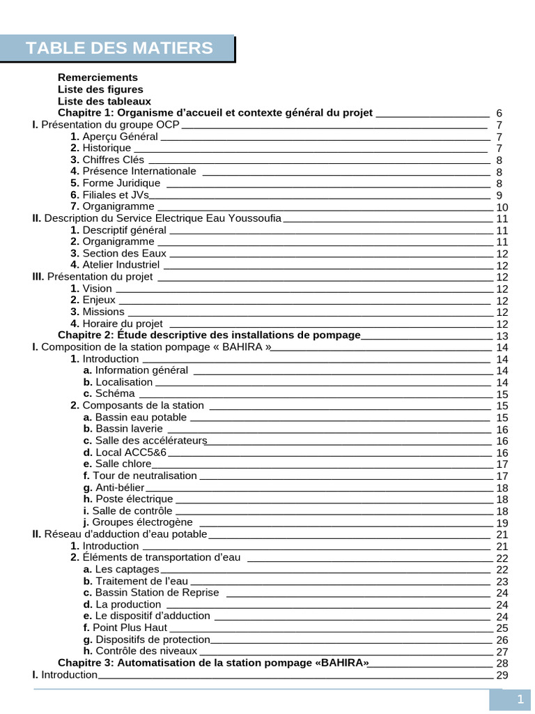 Rapport de Stage | PDF