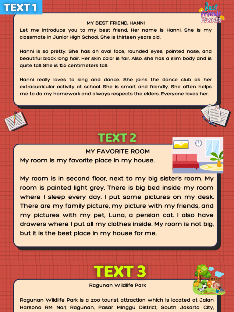 Descriptive Text - Grade 7 | PDF