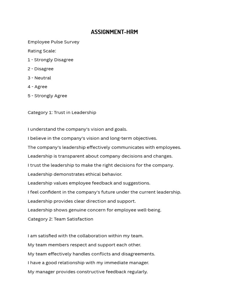 HRM Assignment. | PDF