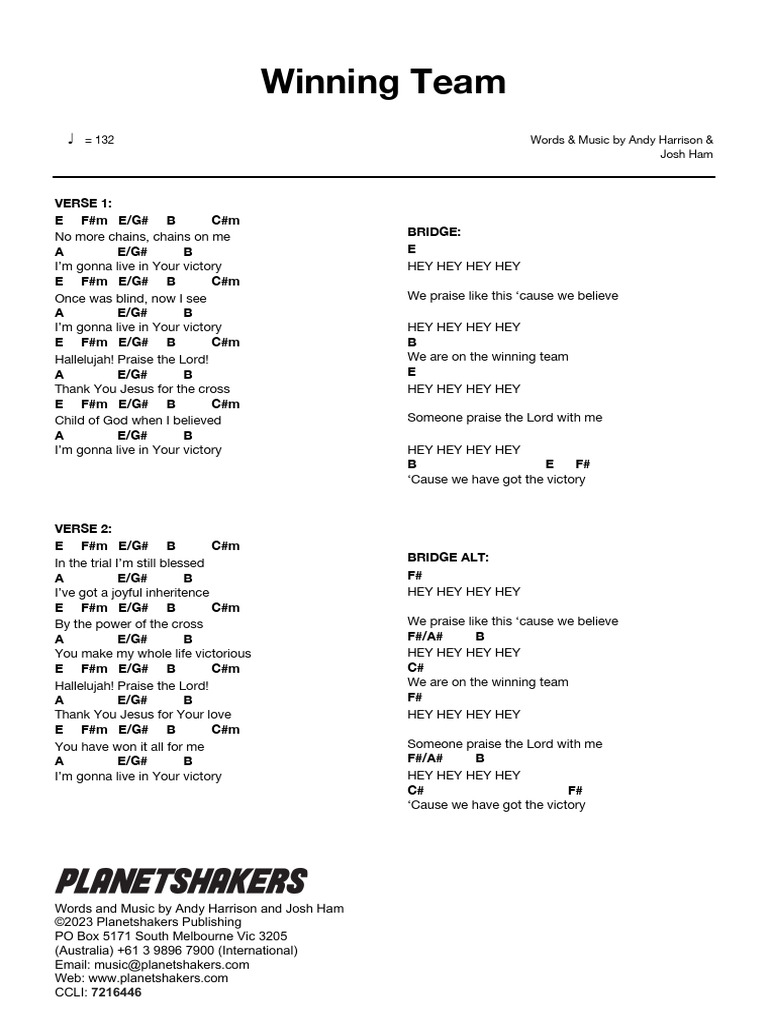 Winning Team (Chart) | PDF