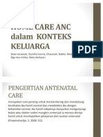 Home Care Anc Dalam Konteks Keluarga