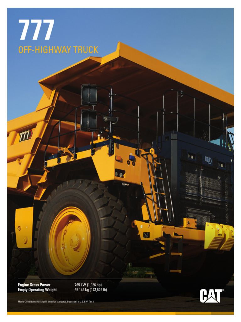 Cat 777-05B | PDF