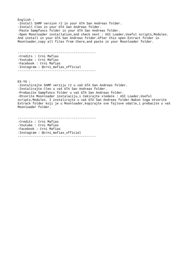 Instructions | PDF