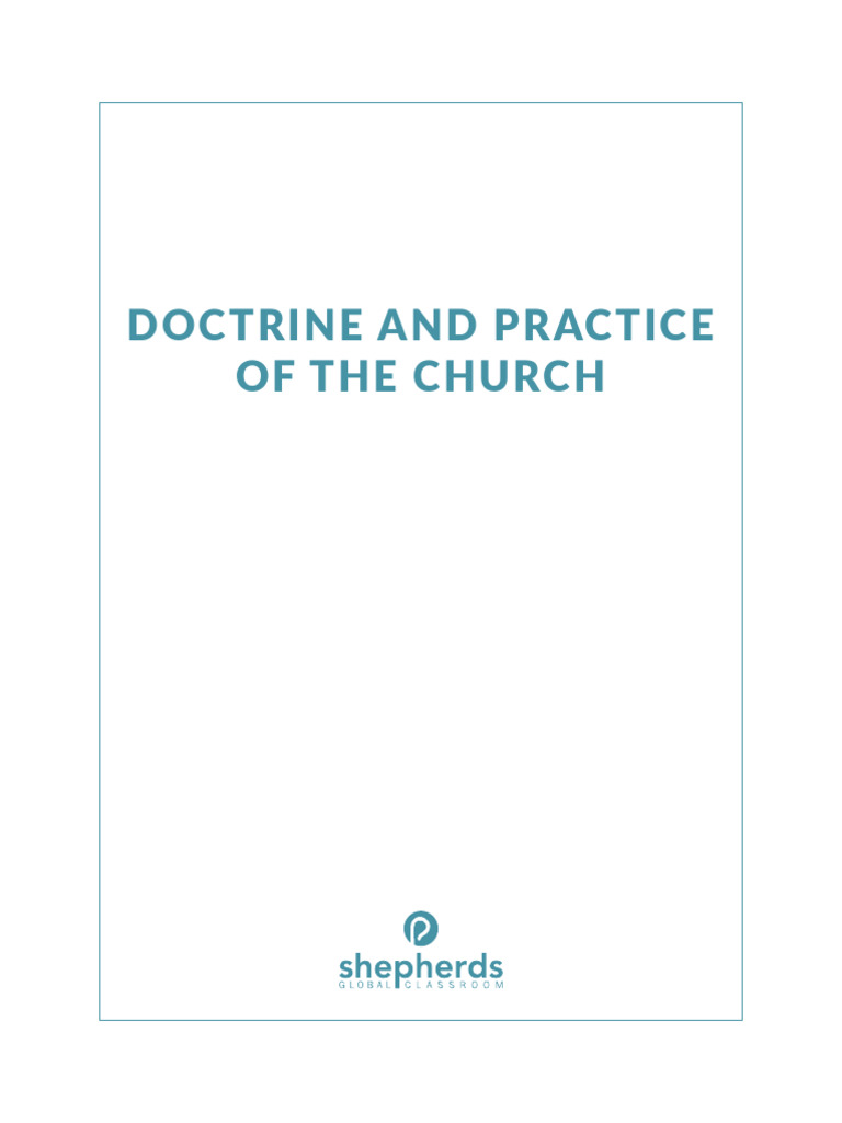 Doctrine and Practice of The Church-DPC-2E-en | PDF