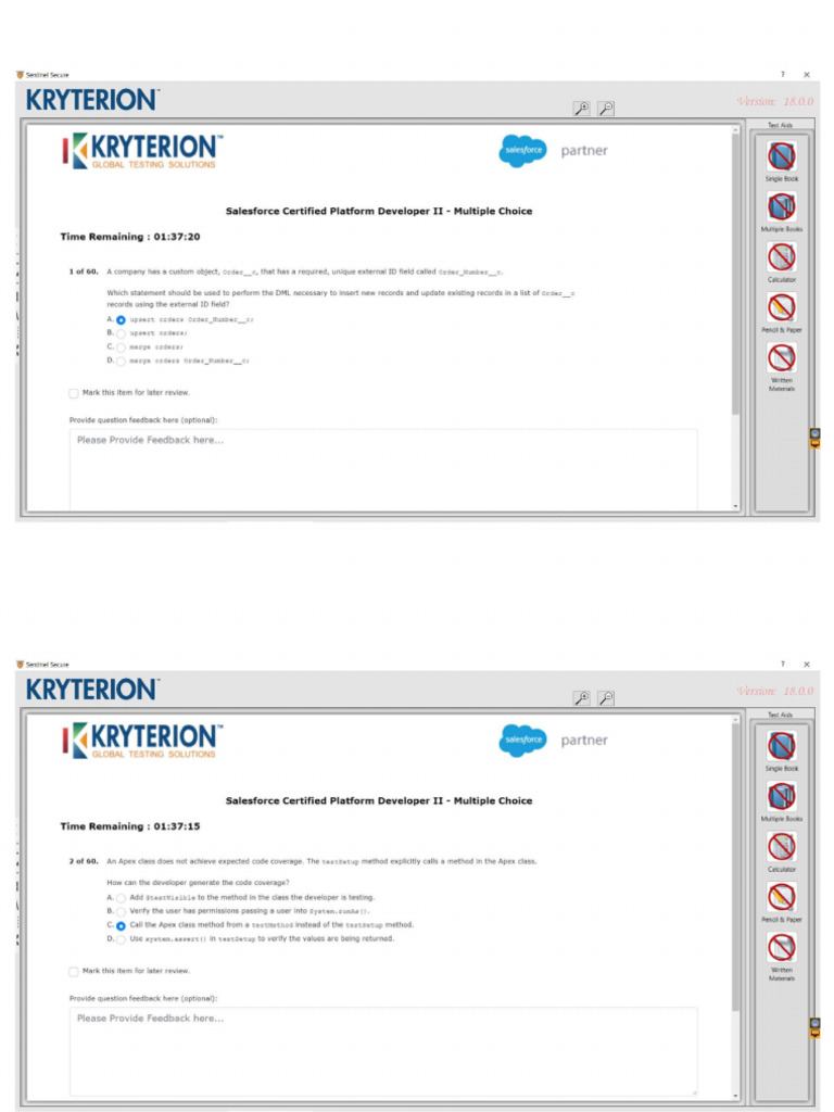 Pd2 Set 1 Pdf Multiple Choice Software Engineering