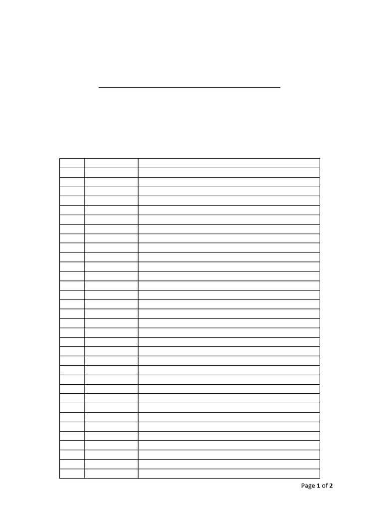Cross List BCA Dept | PDF