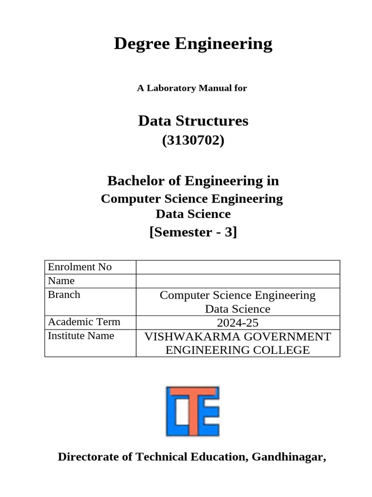 Ds Lab Manual Final | PDF