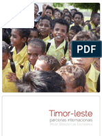 Timor-Leste: Parcerias Internacionais - Projeto de Cooperação Com Timor-Leste No Âmbito Das Bibliotecas Escolares.