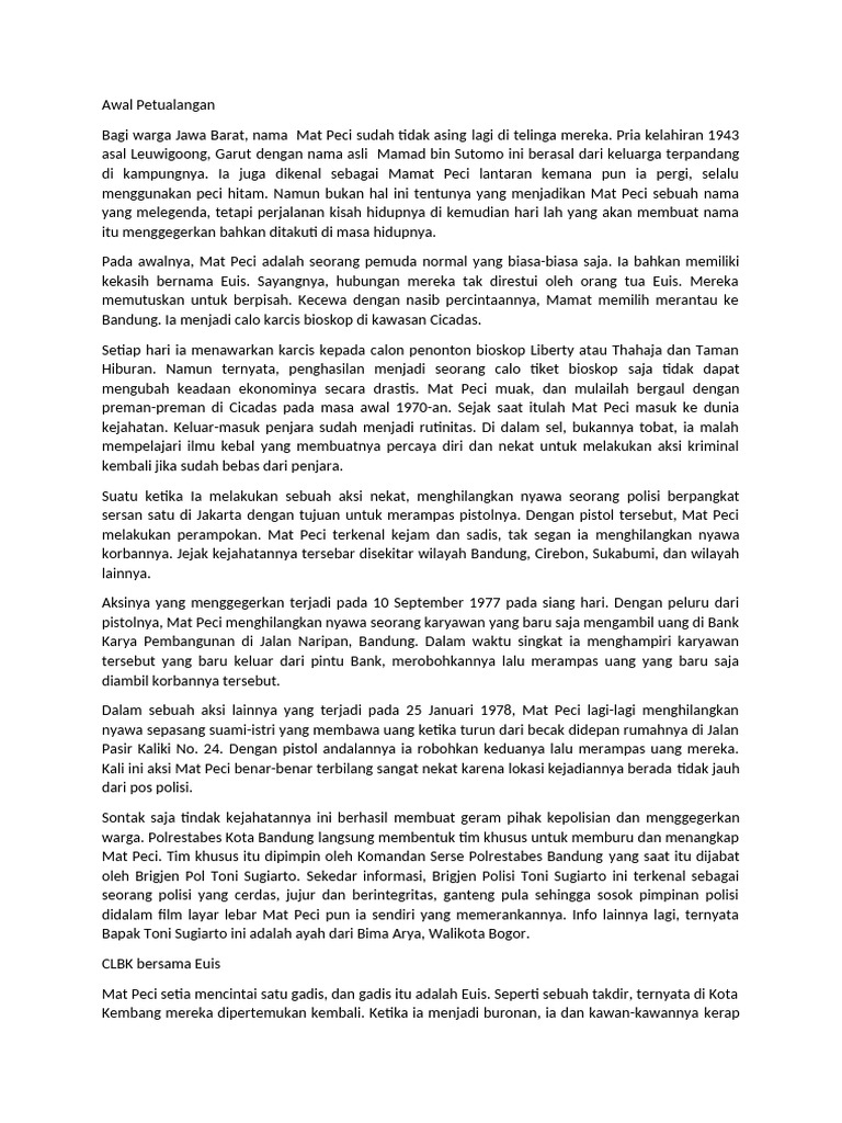 Mat Peci | PDF