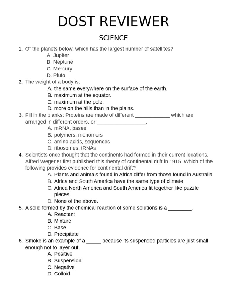 Dost Reviewer | PDF