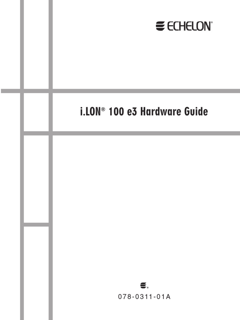 i.LON 100 E3 Hardware Guide | PDF