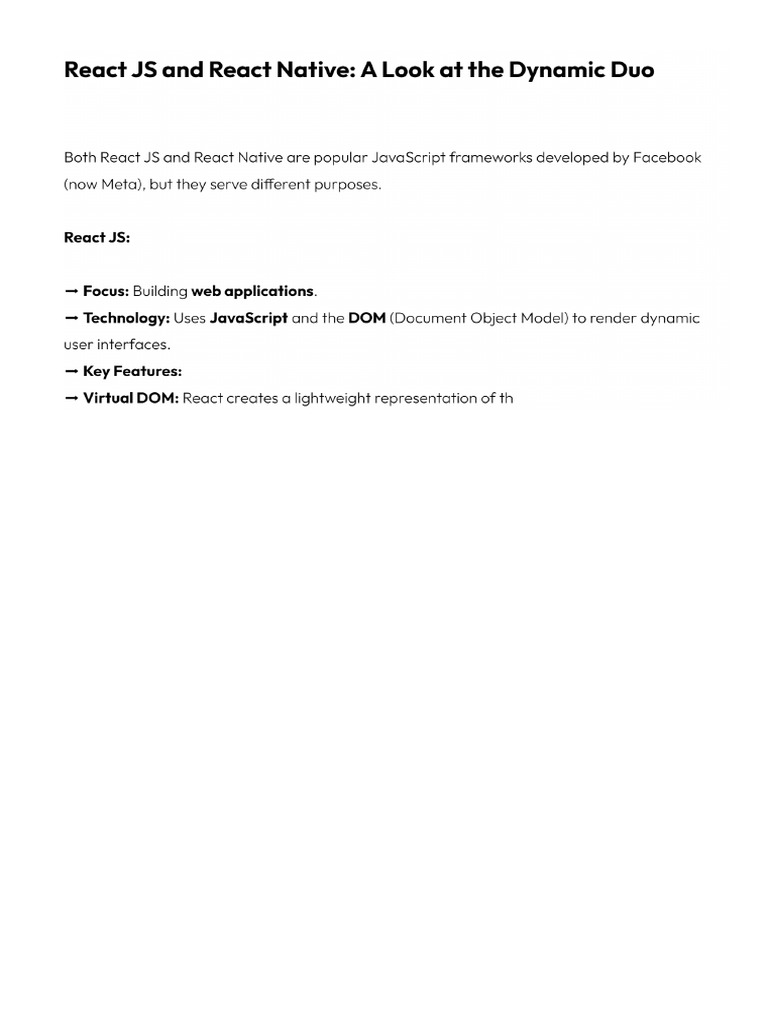 Tell Me About React Js | PDF