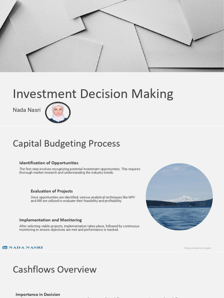 Investment Decision Making | PDF