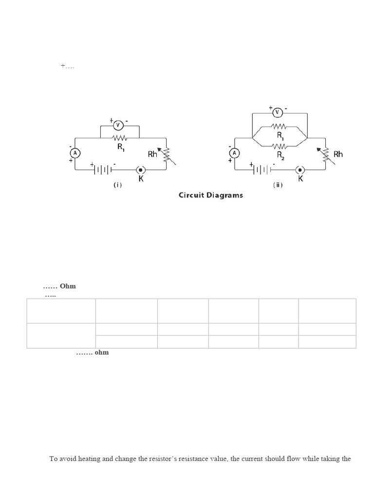 Series Parallel Combination PDF 