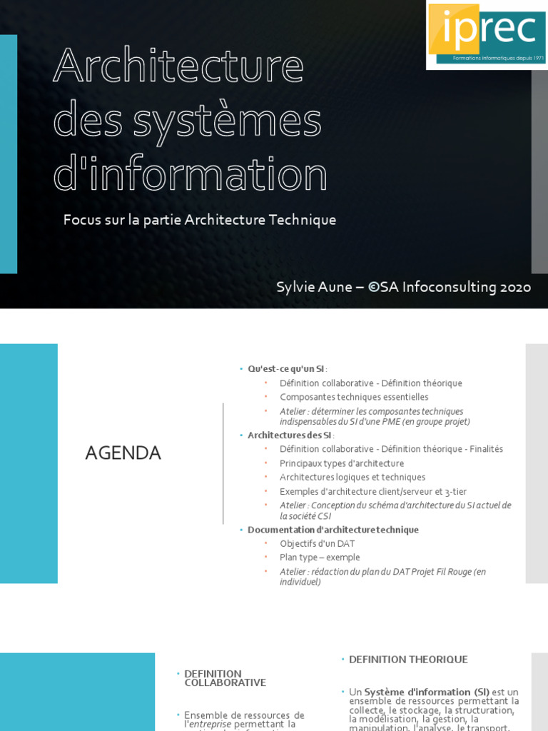 Architecture Des Systèmes Informatiques | PDF