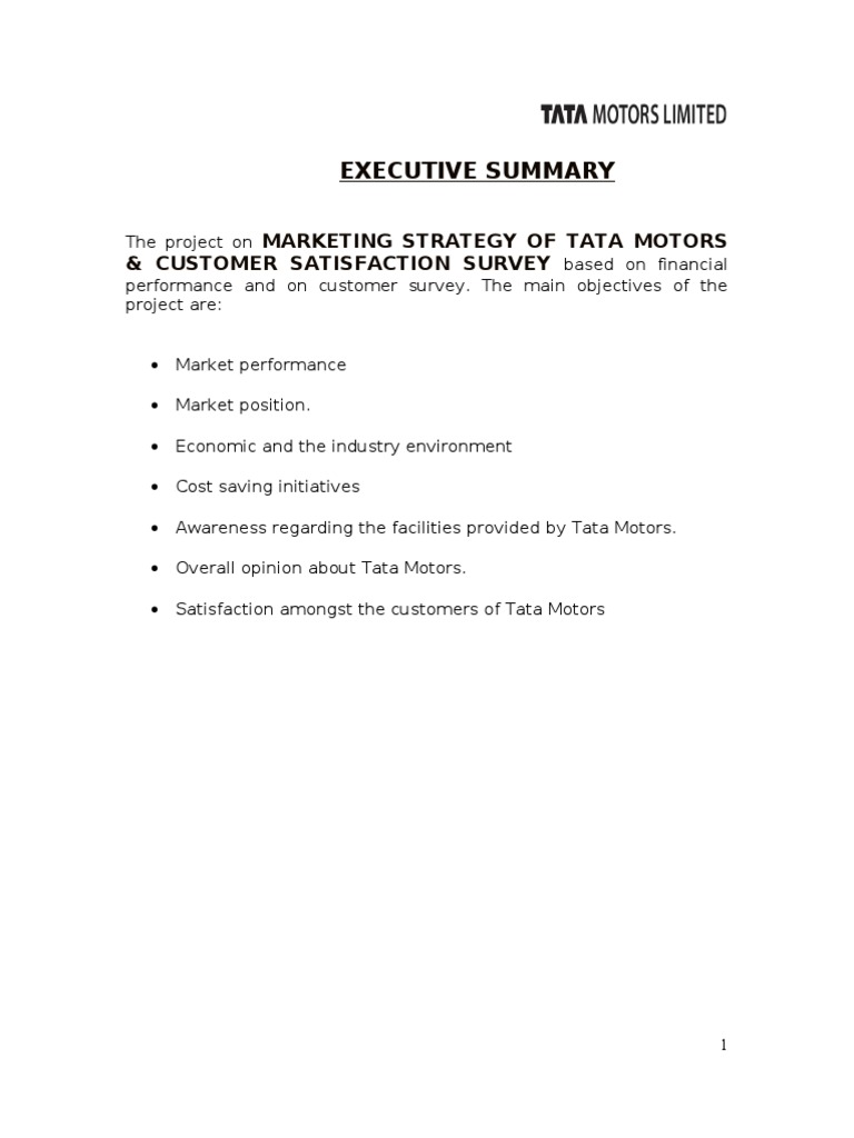 Tata Motors Marketing Strategy Analysis | PDF | Vehicles | Motor Vehicle