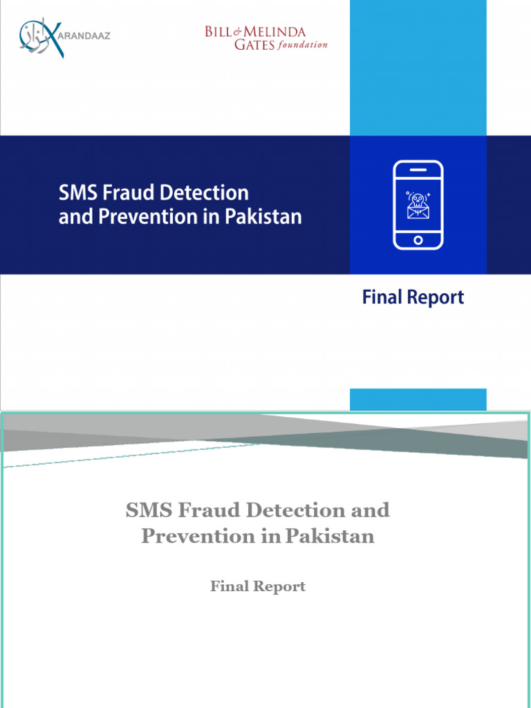 Sms Fraud Detection And Prevention In Pakistan Pdf