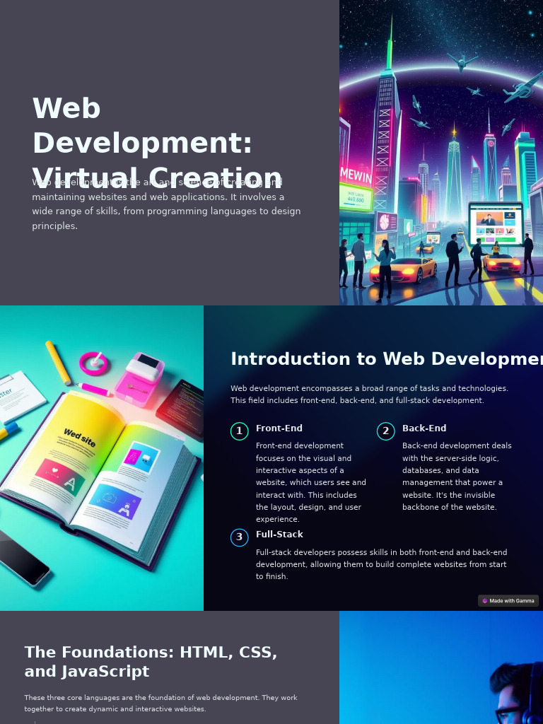 Web Development Virtual Creation | PDF