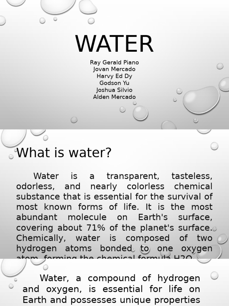 Water | PDF
