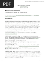 Download Warfarin- Drug Information by Testeste SN77908097 doc pdf