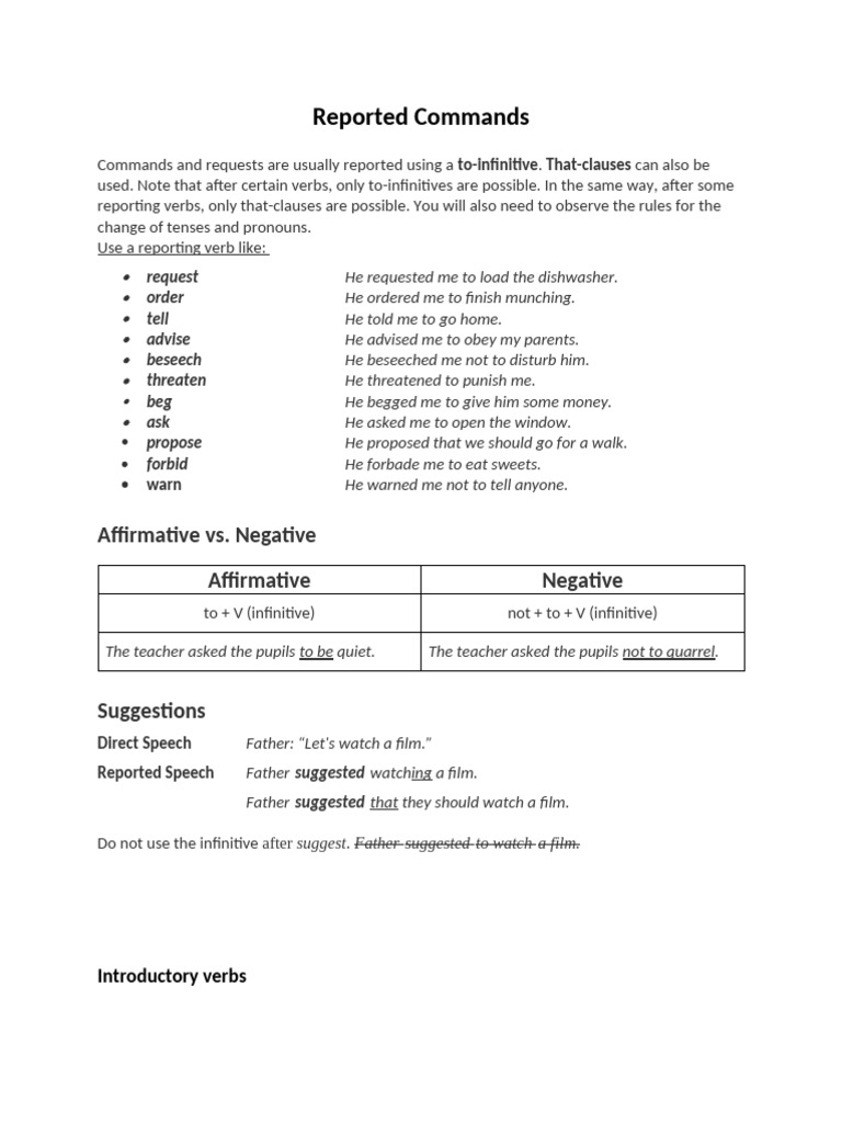 16 reported commands pdf