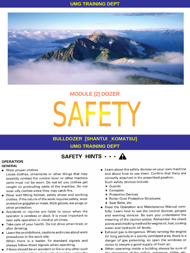 Module 2 Dozzer Safety | PDF