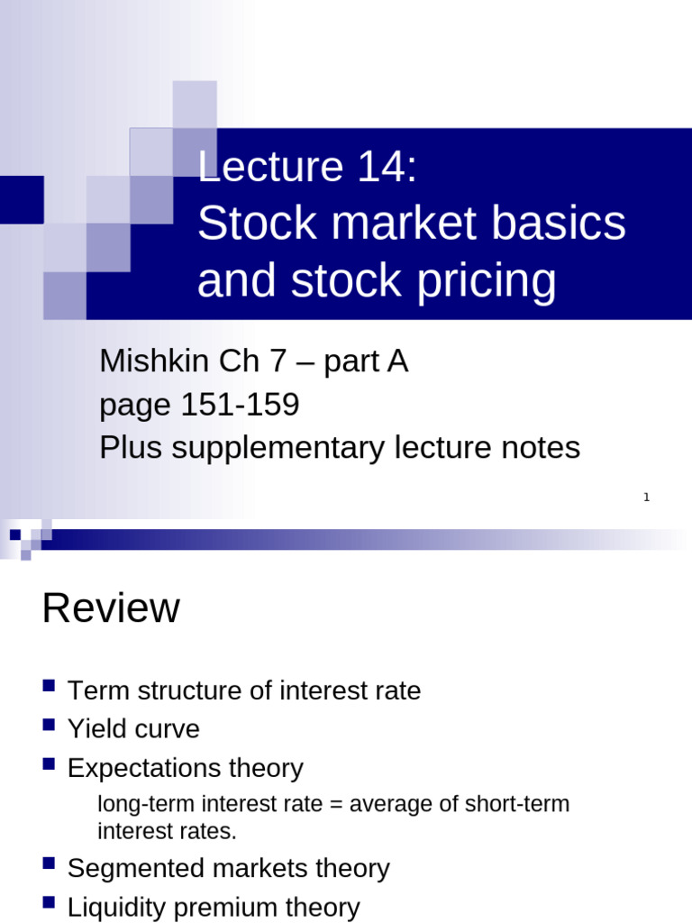 Lecture 14 | PDF