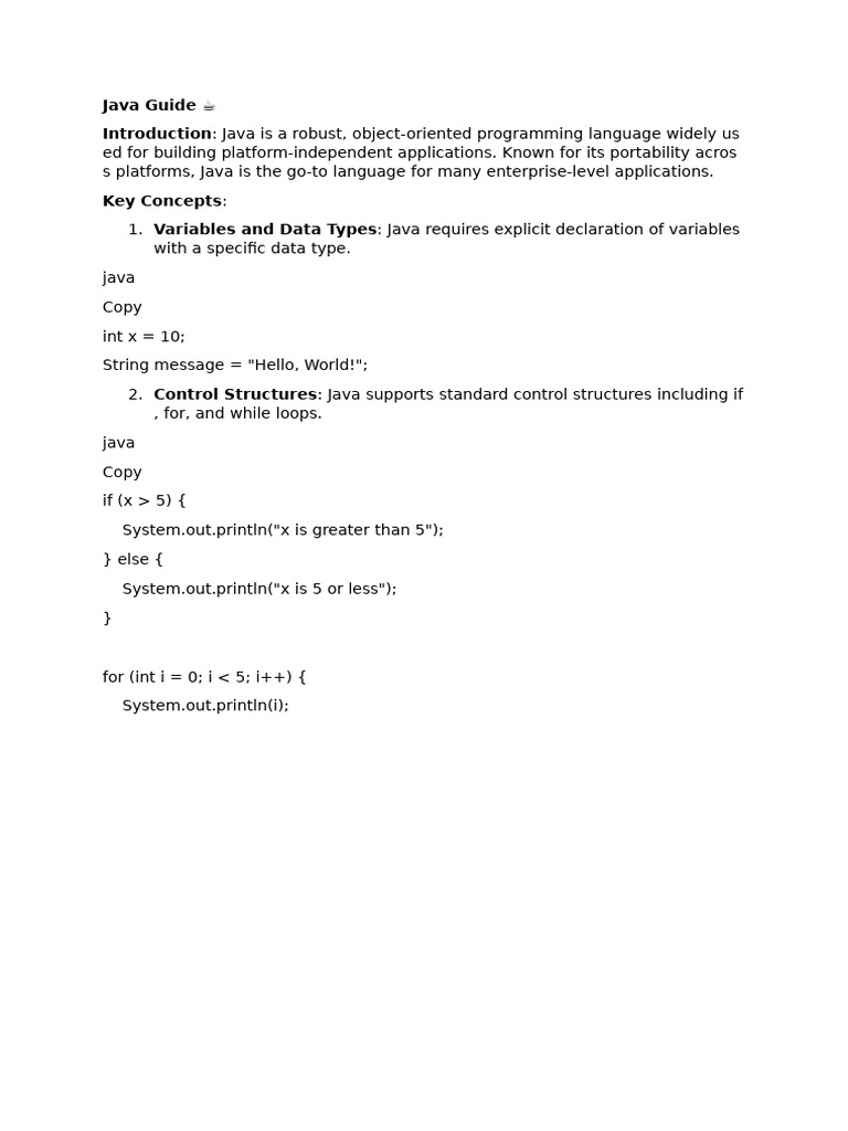 Java pdf