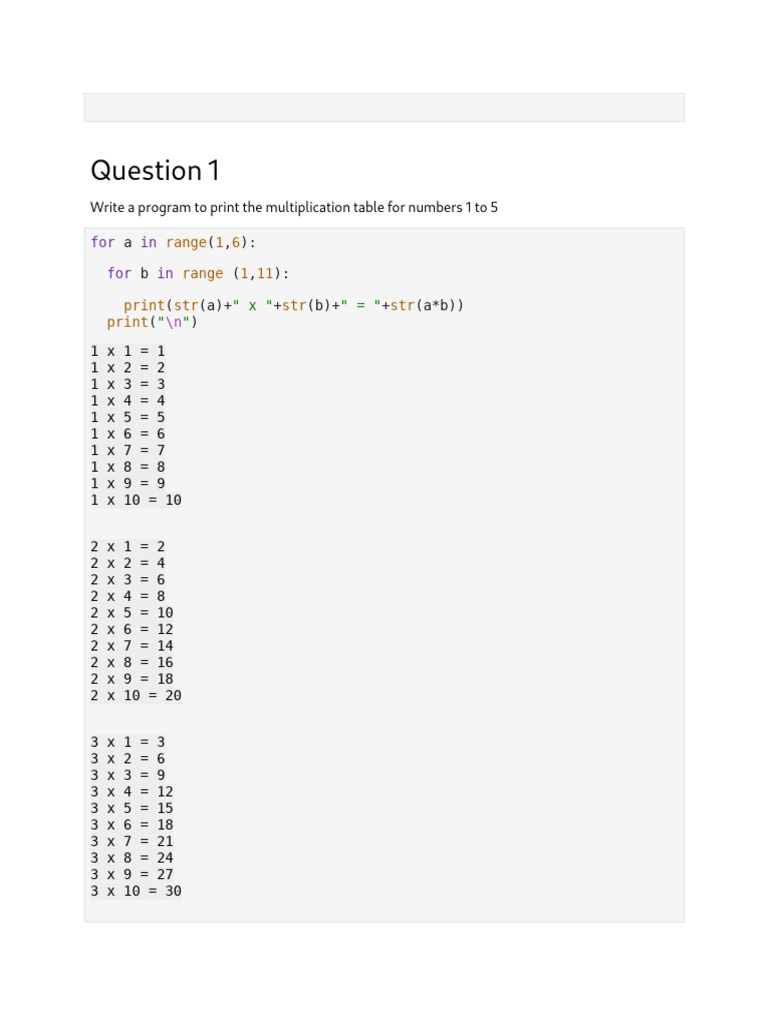Python practice session 2 pdf