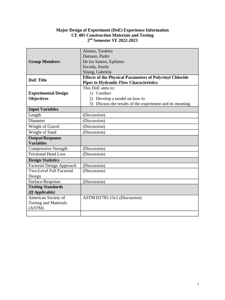 Doe New Format | PDF
