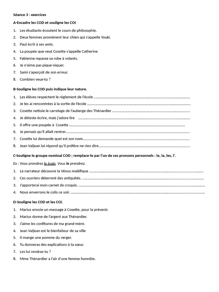 Exercice S | PDF