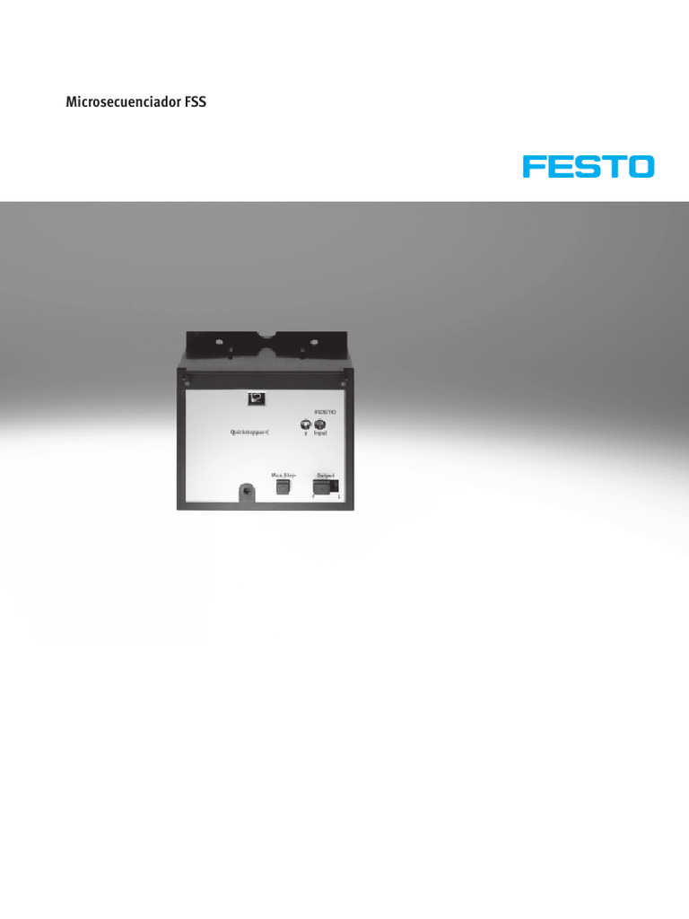 Microsecuenciador Festo | PDF