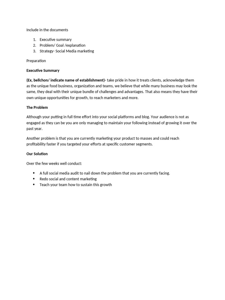 Marketing Proposal Template | PDF