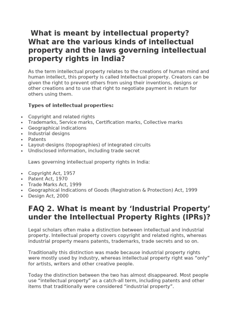 FAQ On IPL | PDF