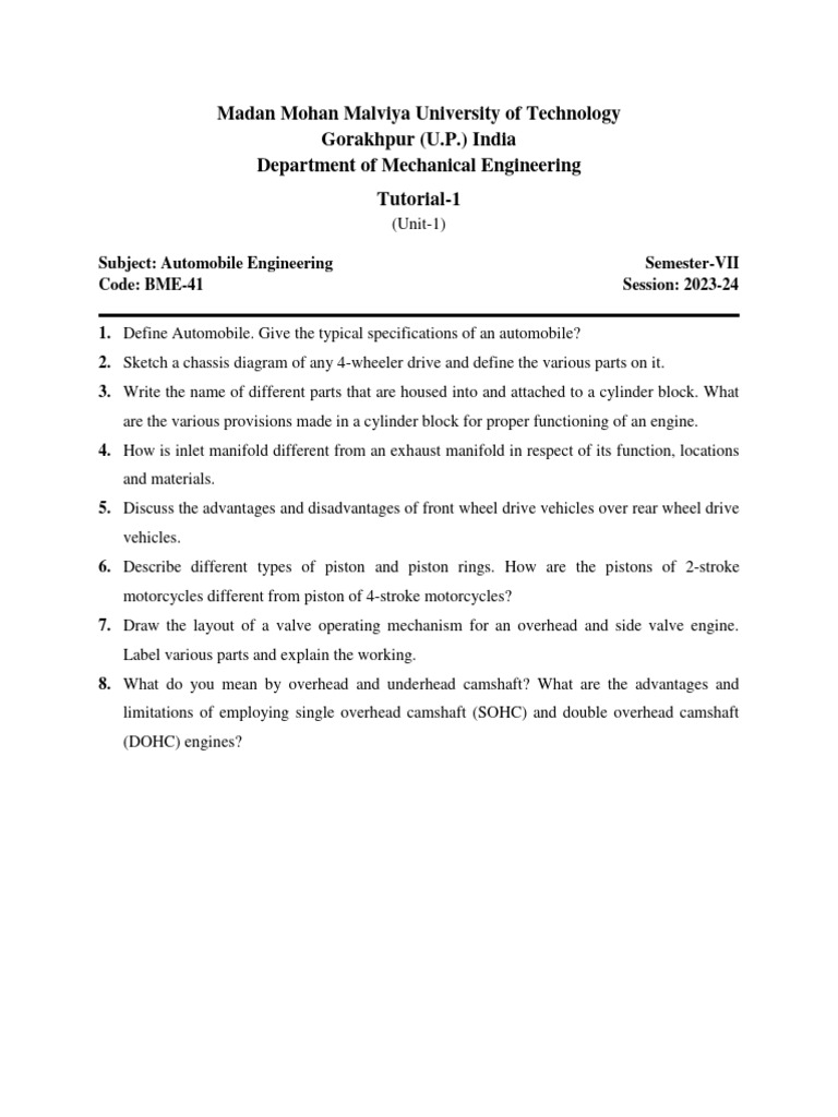 Tutorial 1 | PDF